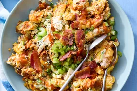 Crispy Buffalo Potato Salad